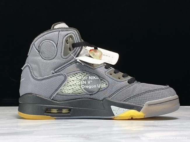 Official Maikesneakers Jordan 5 CT8480-001 x Air Off-White Black 0817